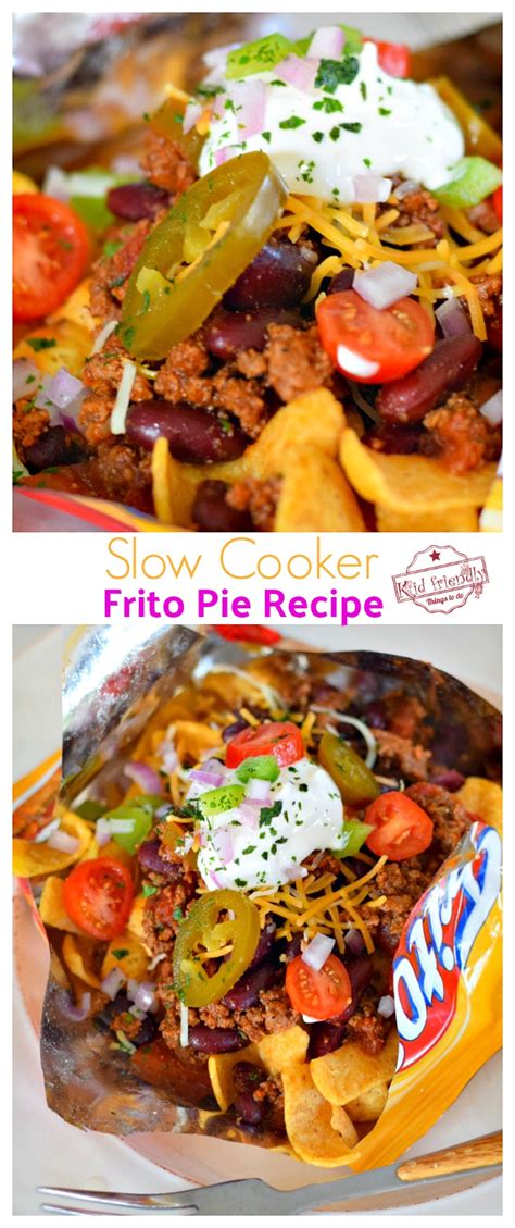 Slow Cooker Frito Pie Recipe With Chili Con Carne