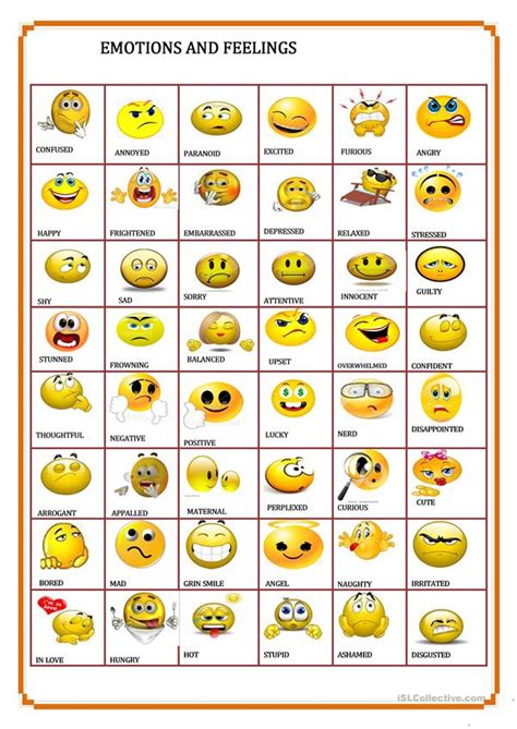 Emotions Worksheet Free Esl Printable Worksheets Made By