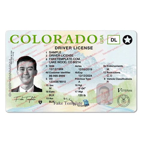 How To Spot A Fake Colorado Drivers License High Quality Fake Template