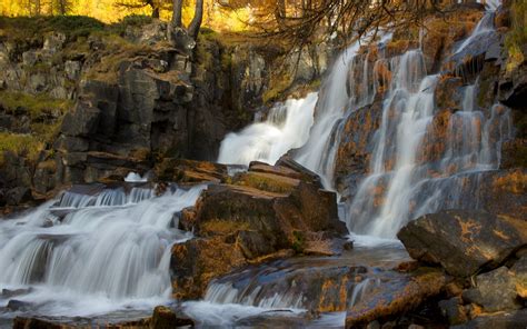 waterfall, River, Landscape, Nature, Waterfalls, Autumn Wallpapers HD / Desktop and Mobile ...