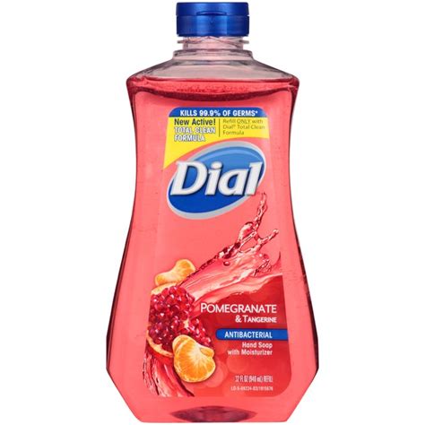 Dial Antibacterial Pomegranate And Tangerine With Moisturizer Refill Hand