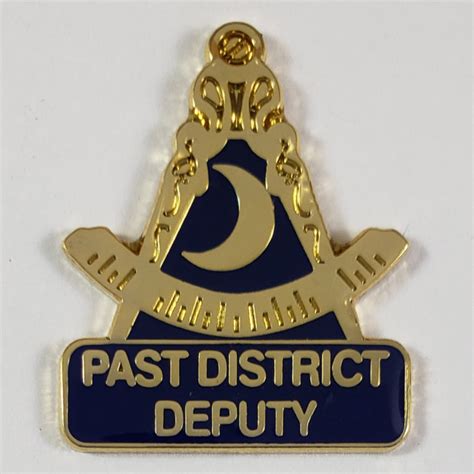 Lapel Pin Past District Deputy Grand Master Ddgm