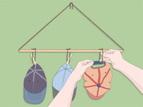 3 Easy Ways To Hang Hats On A Wall Wikihow