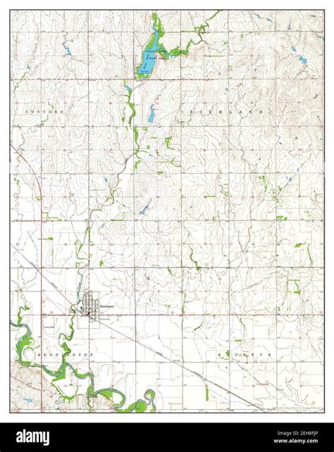 Bennington Kansas Map 1965 124000 United States Of America By