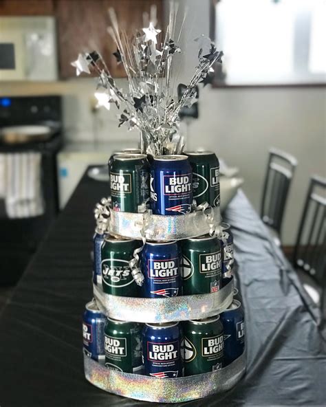 Bud Light Beer Can Birthday Cake Tower Birthday Cake For Cat Birthday