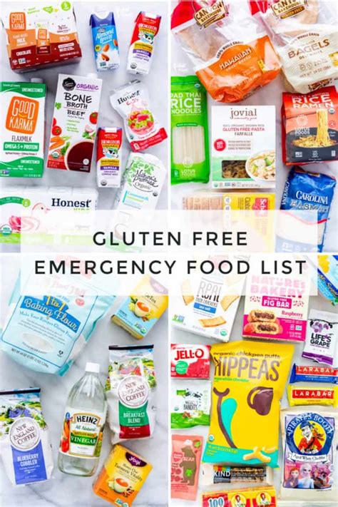 Gluten Free Emergency Food List What The Fork