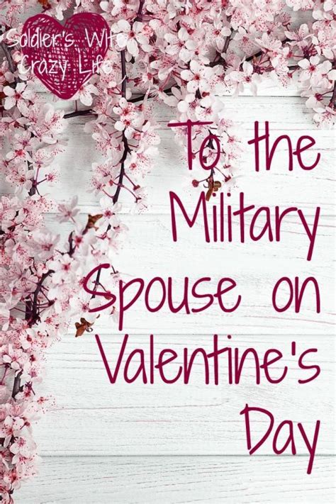 To The Military Spouse On Valentines Day