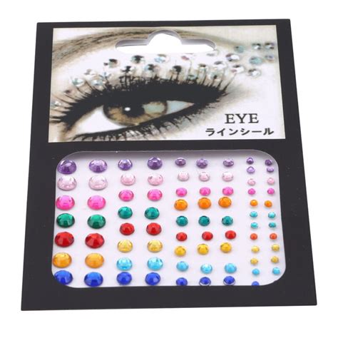 Diy Adhesive Face Jewels Gems Temporary Tattoo Eyes Jewels Festival