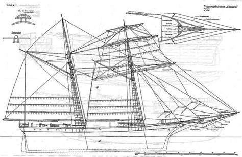 Topsail Schooner Vaquero 1852 Ship Model Plans Best Ship Models