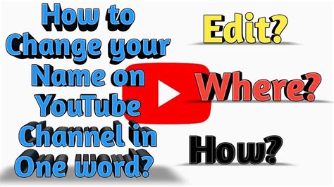 To change your first name, you can be anywhere, but you're going to have to pay a little bit (like 250 or then switch back to a boy for another 250 coins, and then on the name your wizard box you can. HOW TO CHANGE YOUR YOUTUBE CHANNEL NAME IN 1 WORD on your ...
