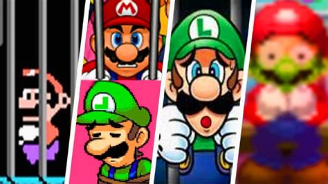 Evolution Of Mario And Luigi Being Rescued 1992 2018 Youtube