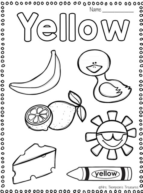 Pin By Allison Williams On Preschool Color Worksheets For Preschool