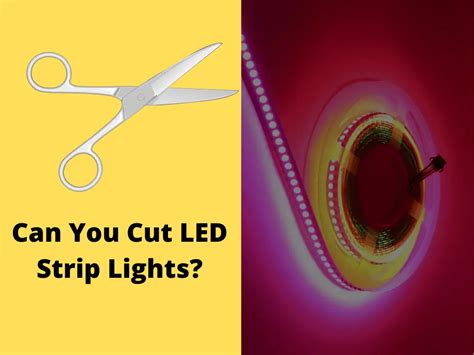 Can You Cut Led Strip Lights Do It Correctly Without Damages