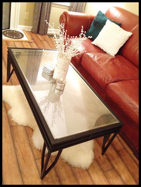 Diy mirror top coffee table. diy coffee table | www.therefurbishedlife.com | Turn a ...