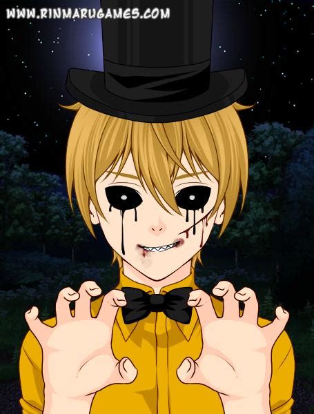 Bonnie fnaf withered freddy nights five wallpapers drawings characters anime scary fazbear sister location fandom. FNAF Anime Characters (Golden Freddy) by MangleFan17 on DeviantArt