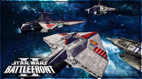 Star Wars Battlefront 2 Remaster Clone Wars Space Battle Cinematic