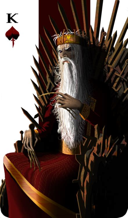 Artofthrones “ King Of Spades Aerys Ii Targaryen By Quasfiel ” Targaryen Art House Targaryen