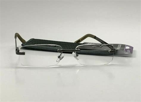 foster grant 2 00 blake rimless gun metal reading glasses with case for sale online ebay