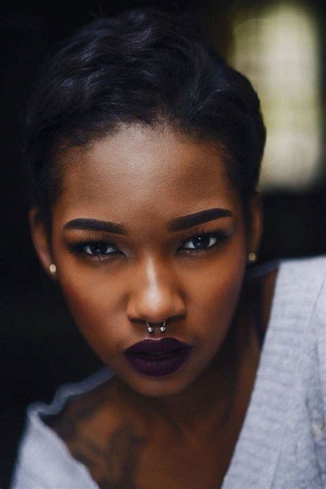 Some systemic diseases cause the part of the nose where there is no hair to lose its pigment or develop ulcers. Pin on fashion for black women