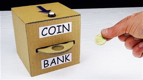 While certain items should be stored in a safe deposit box. How to Make Automatic Coin Bank Box from Cardboard - YouTube
