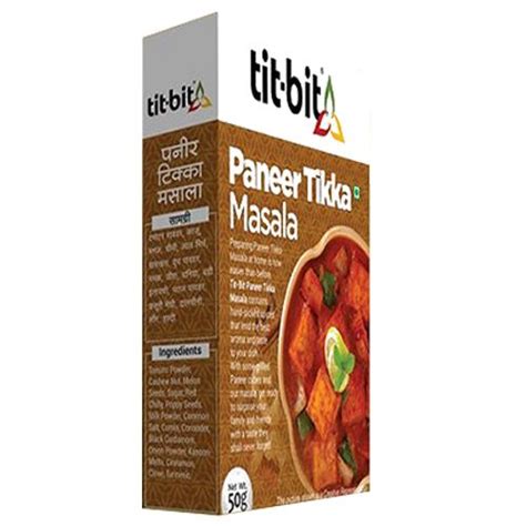 Buy Tit Bit Spices Masala Paneer Tikka Online At Best Price Of Rs