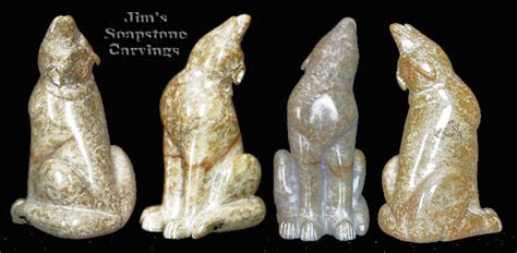 Soapstone Wolf Original Sculptures Only