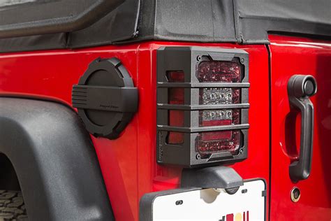 Texas Truck Accessories Rugged Ridge Elite Tail Light Guards Wrangler Jk