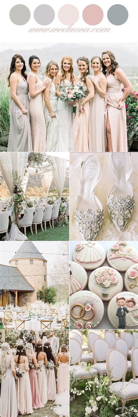 12 Wedding Color Palettes That Are Perfect For Spring In 2020 Wedding