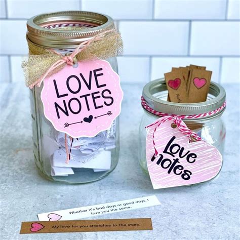 Make A Love Notes Jar With These Note Ideas