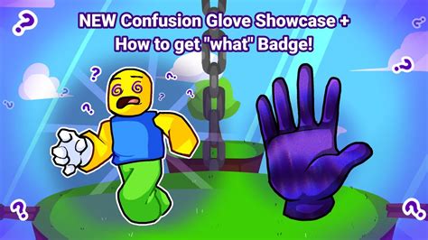 NEW Confusion Glove SHOWCASE How To Get What Badge Roblox Slap Battles YouTube