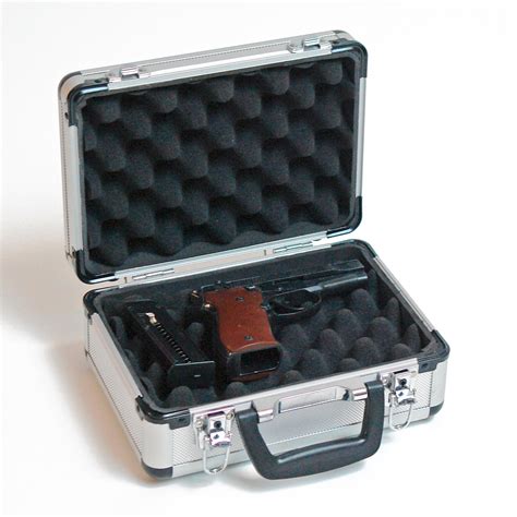 Pistolenkoffer abschließbar v.Größen Kunststoff Koffer Waffenkoffer universal 