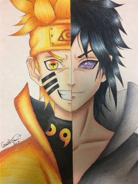 Como Dibujar A Naruto Y Sasuke Vrogue Co