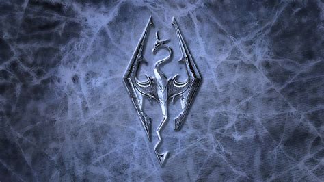 The Elder Scrolls V Skyrim Logo Wallpapers Hd Desktop And Mobile