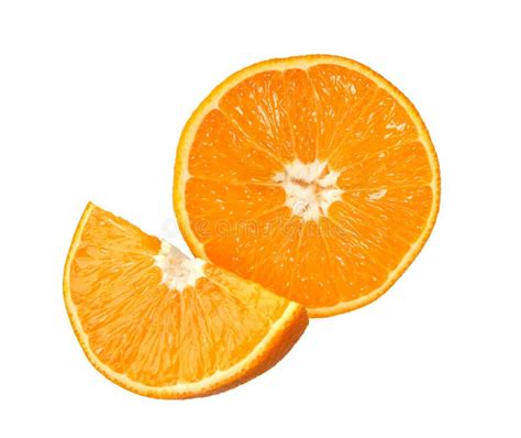 Orange Slice Isolated On White Orange Fruit Stock Photo Image Of
