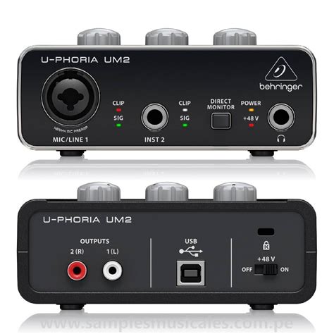 Behringer U Phoria Um2 Interface De Audio Usb