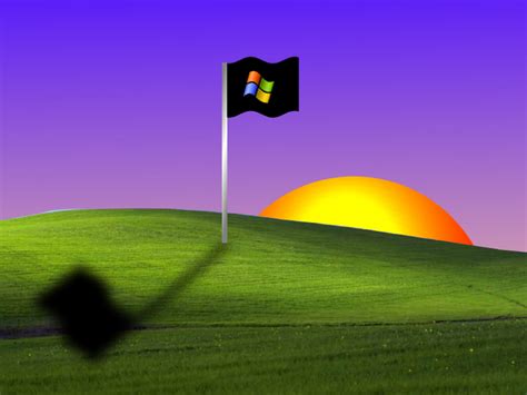 Broken Microsoft Windows Xp Bliss Wallpaper Know Your