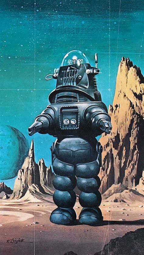Pin By Andrew Crystal Davis On Sci Fi And Fantasy Science Fiction Artwork Vintage Robots