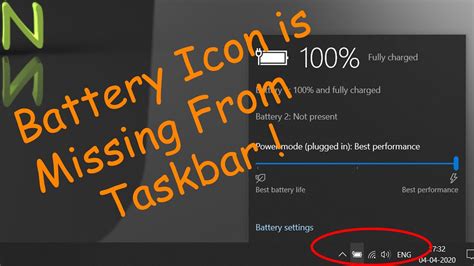 Battery Icon Missing From Taskbar Windows 10 How To Fix It Fix
