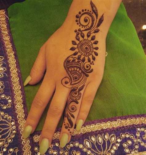 Simple Arabic Henna Mehndi Designs For Wedding Mehndi Designs