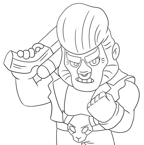 Dibujos De Brawl Stars Para Colorear El Primo