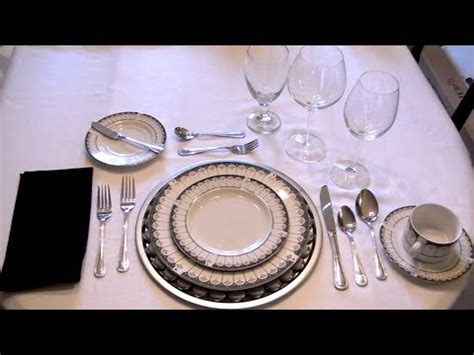 Refer to this article as a guide for a variety of table settings. The Correct Table Setting - Ep3 part3 - YouTube