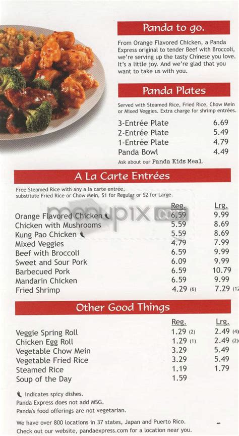 Costco food court faq how much is a slice of pizza at costco food court? Online Menu of Panda Express, Placerville, CA