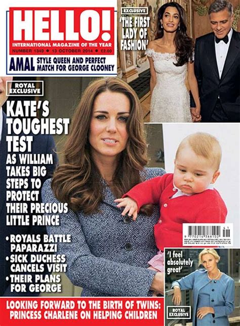 This Week Hello Magazine Cover Hello Magazine Kate Duchess Of