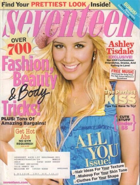 Ashley Tisdale Seventeen Magazine