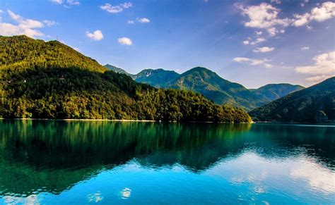 Wallpaper Landscape Forest Italy Lake Nature