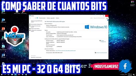 Cómo Saber De Cuantos Bits Es Mi PC 3 Formas Windows XP Vista 7 8
