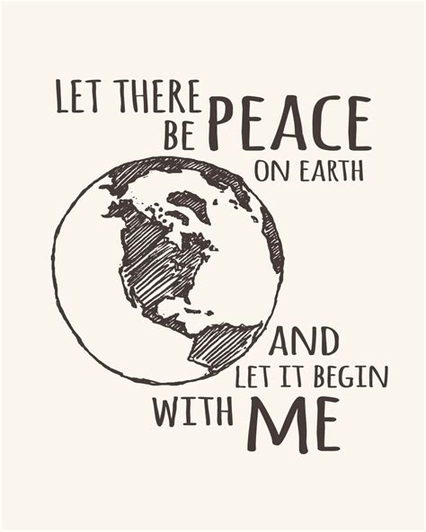 Instant Download Let There Be Peace On Earth And Let It Begin With Me
