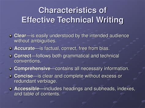 Ppt Technical Writing Powerpoint Presentation Free Download Id2755704