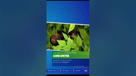 Fortnite Llama Spotted Loading Screen Youtube