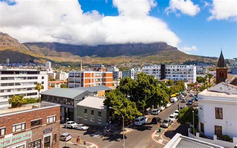 Rooftop Cityscape View Of Cape Town Cbd Buildings Editorial Photo